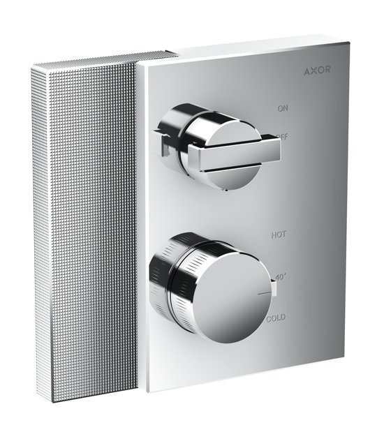 Термостатический смеситель Axor Edge diamond cut, Chrome (46751000) Для ванны, Для душа Хром