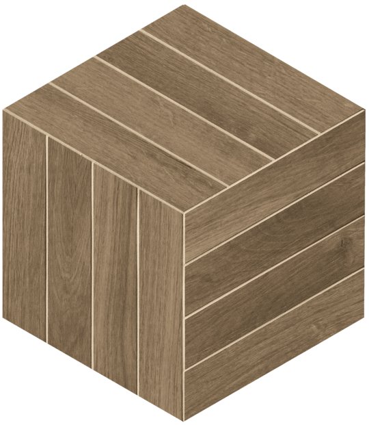 Мозаика Fap Nest Oak Cube Mosaico Matt 37.5*43 (fOBE) FAP Ceramiche Для кухни, Для общественных помещений, Для жилых помещений, Для ванной