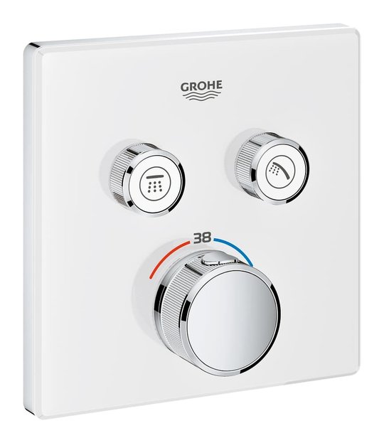 Термостат для встраиваемого монтажа Grohe Grohtherm SmartControl (29156LS0) Для ванны, Для душа Белый