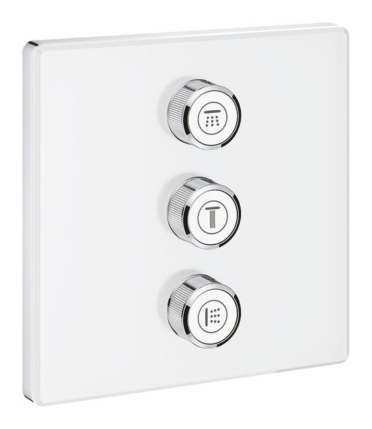 Внешняя панель вентиля для встраиваемого монтажа Grohe Grohtherm SmartControl (29158LS0) Для ванны, Для душа Белый