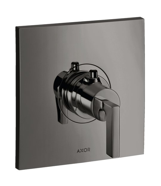 Термостатичний змішувач Axor Citterio, Polished Black Chrome (39711330) Для ванни, Для душа Чорний