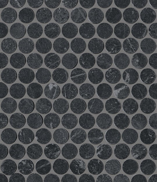 Мозаїка Fap Roma Grafite Round Mosaico 29,5 * 32,5 (fLTP) FAP Ceramiche Для кухні, Для громадських приміщень, Для житлових приміщень, Для ванної