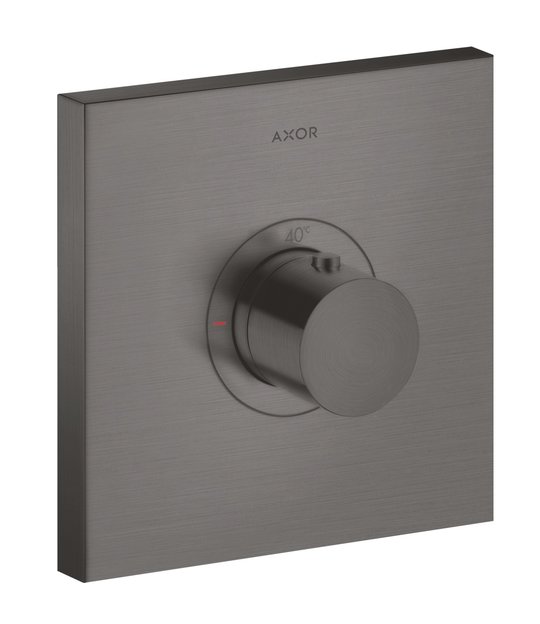 Термостатический смеситель Axor MyEdition, Brushed Black Chrome (36718340) Для душа Черный