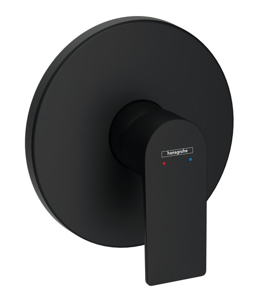 Смеситель скрытого монтажа для душа Hansgrohe Rebris Е, черный матовый (72668670) Для душа Черный, Черный матовый