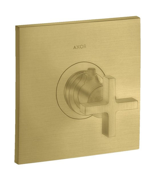 Термостатический смеситель Axor Citterio, Brushed Brass (39716950) Для ванны, Для душа Латунь