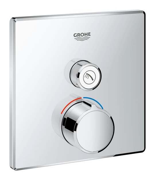 Смеситель для встраиваемого монтажа Grohe Grohtherm SmartControl (29147000) Для ванны, Для душа Хром