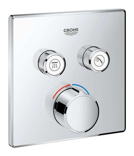 Смеситель для встраиваемого монтажа Grohe Grohtherm SmartControl (29148000) Для ванны, Для душа Хром