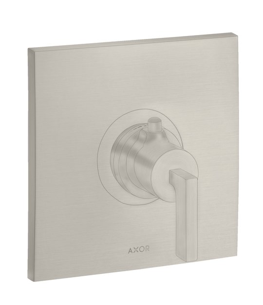 Термостатический смеситель Axor Citterio, Stainless Steel Optic (39711800) Для ванны, Для душа Нерж. сталь