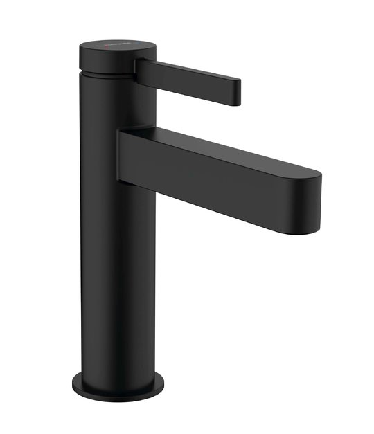 Змішувач для раковини Hansgrohe Finoris 110, чорний матовий (76020670) Для раковини Чорний матовий