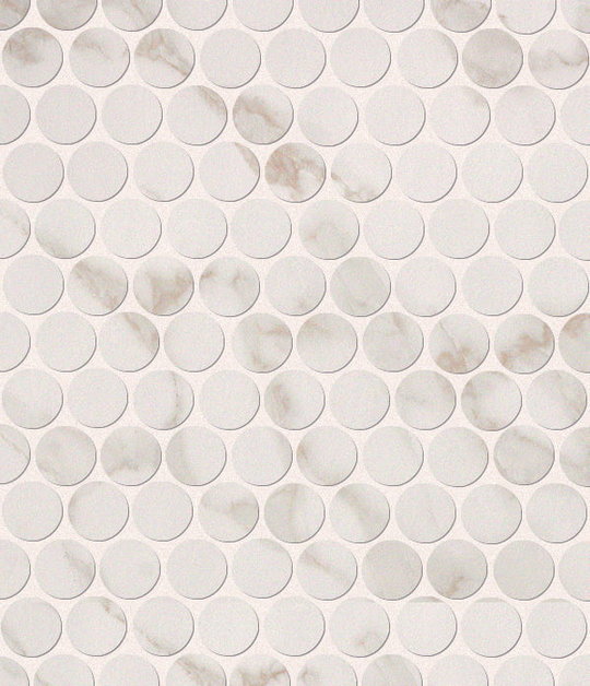 Мозаїка Fap Roma Calacatta Round Mosaico 29,5 * 32,5 (fLTO) FAP Ceramiche Для кухні, Для громадських приміщень, Для житлових приміщень, Для ванної