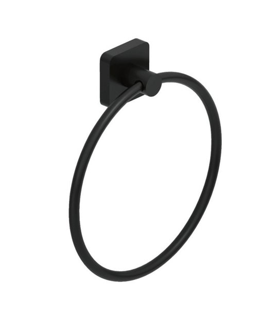 Держатель для полотенец Kludi Vela S, черный матовый (2597839) Полотенцедержатели Kludi