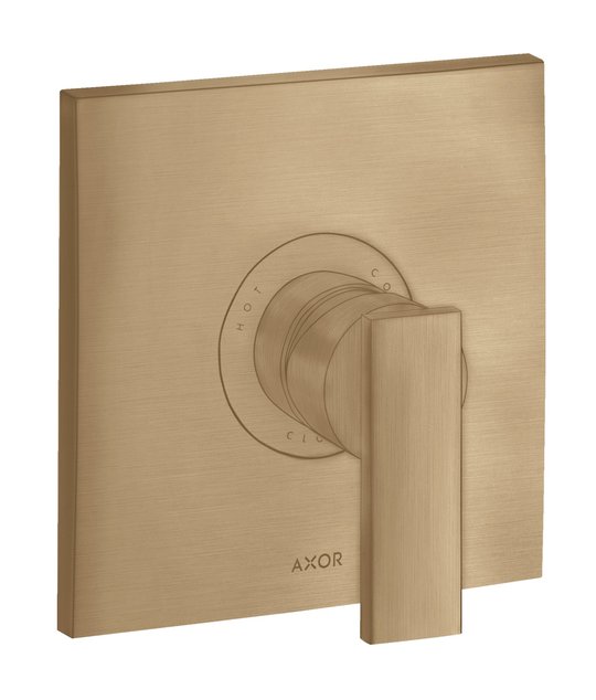 Смеситель скрытого монтажа Axor Citterio, Brushed Bronze (39655140) Для ванны, Для душа Бронза