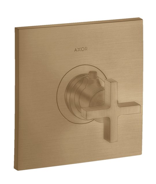 Термостатичний змішувач Axor Citterio, Brushed Bronze (39716140) Для ванни, Для душа Бронза