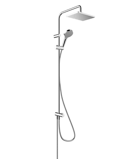 Душевая система с термостатом Hansgrohe Vernis Shape, хром (26282000) Душевые стойки Хром