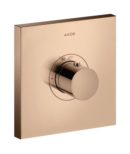Термостатичний змішувач Axor MyEdition, Polished Red Gold (36718300) Для душа Червоне золото