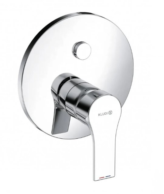 Смеситель скрытого монтажа Kludi Zenta SL, хром (486590565) Для ванны, Для душа Хром