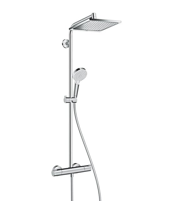 Душевая система Hansgrohe Crometta Е 240 1jet Showerpipe (27271000) Душевые стойки Хром