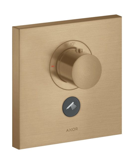 Термостатический смеситель Axor MyEdition, Brushed Bronze (36716140) Для ванны, Для душа Бронза