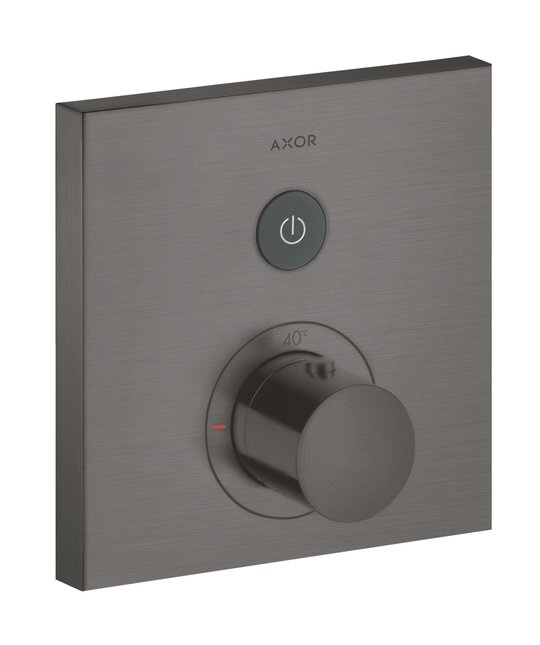 Термостатичний змішувач Axor MyEdition, Brushed Black Chrome (36714340) Для ванни, Для душа Чорний
