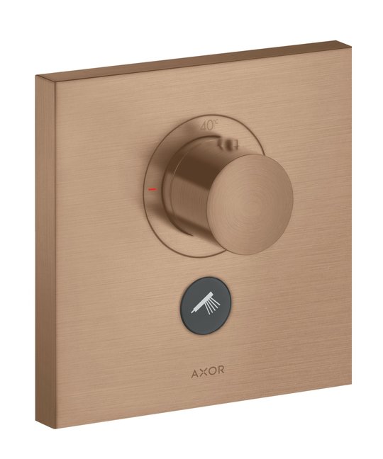 Термостатичний змішувач Axor MyEdition, Brushed Red Gold (36716310) Для ванни, Для душа Червоне золото