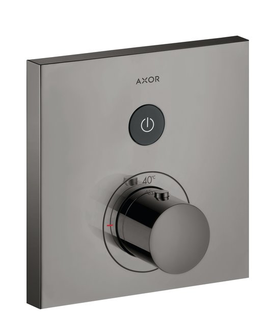 Термостатичний змішувач Axor MyEdition, Polished Black Chrome (36714330) Для ванни, Для душа Чорний