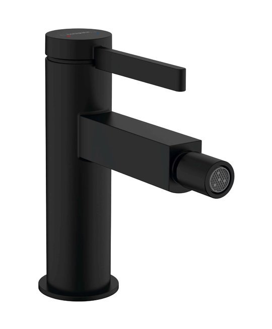 Смеситель для биде Hansgrohe Finoris, черный матовый (76200670) Для биде Черный матовый