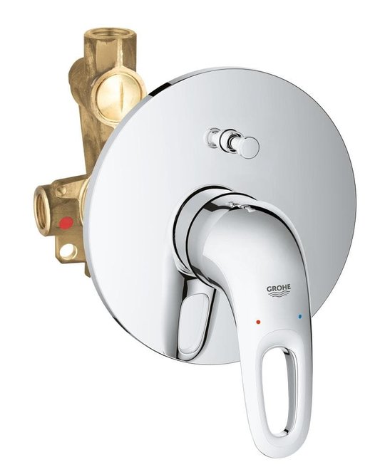 Змішувач для ванни Grohe Eurostyle (33637003) Для ванни, Для душа Хром