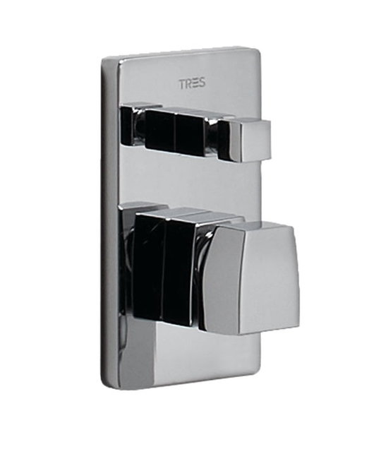 Смеситель Tres Slim Exclusive SLIM-TRES (20218002) Для ванны, Для душа Хром