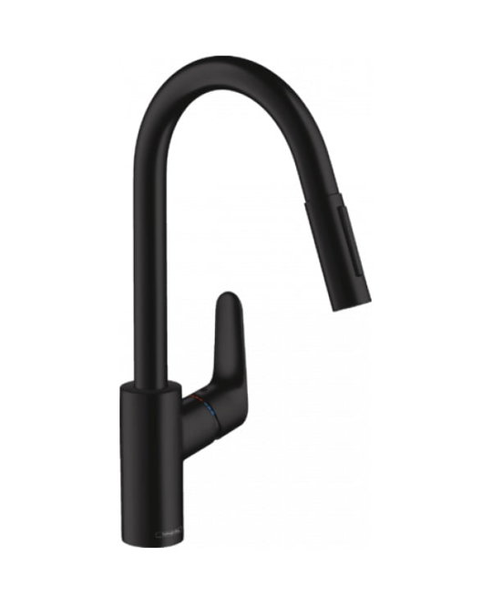 Смеситель для кухни Hansgrohe Focus Matt Black (31815670) Для кухни Черный матовый