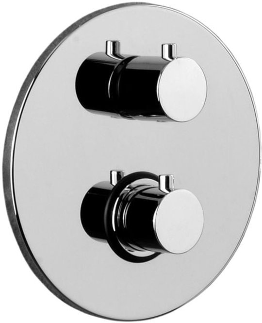 Термостатический смеситель Paffoni Light, 3 позиции (LIQ019CR) Для ванны, Для душа Хром