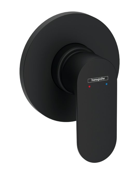 Смеситель для душа Hansgrohe Rebris S, черный матовый (72649670) Для душа Черный, Черный матовый