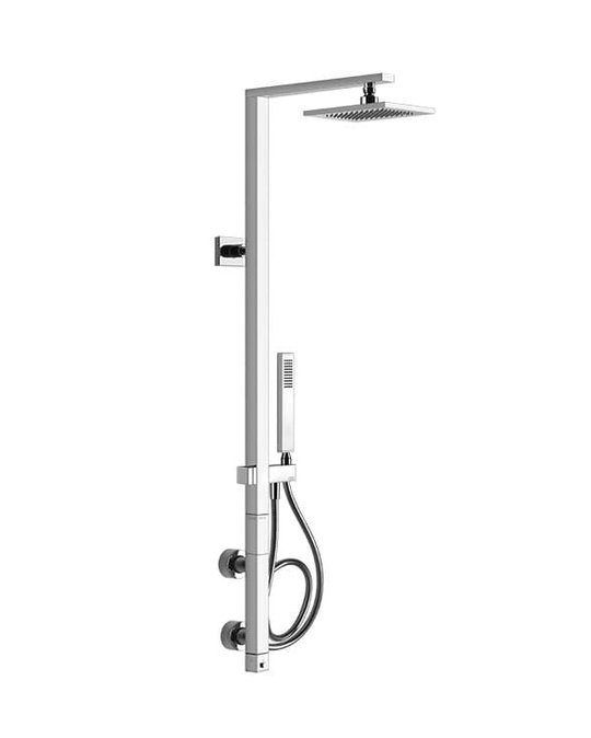 Душевая система Gessi Rettangolo (23407-031) Душевые стойки Хром