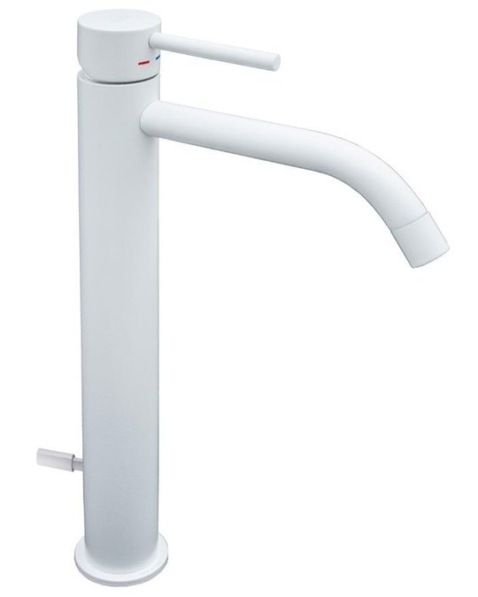 Смеситель для раковины Paffoni Light (LIG085BO) Для раковины Белый, Белый матовый