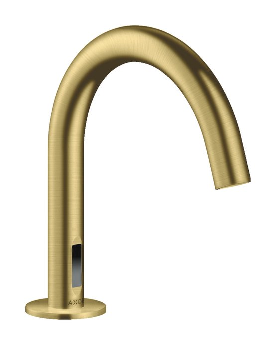 Электронный смеситель для раковины Axor One, Brushed Brass (38010950) Для раковины Латунь