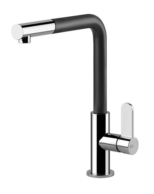 Смеситель для кухни Gessi Kitchen HELIUM, матовый черный/хром (50103-399) Для кухни Хром-черный