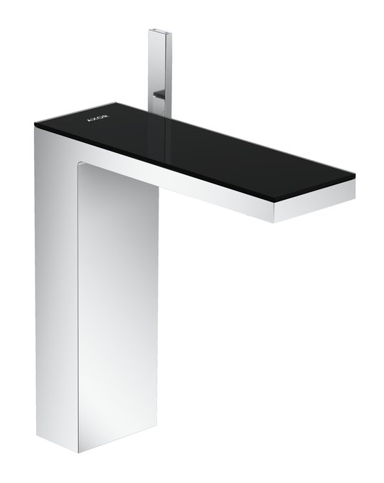Змішувач для раковини Axor MyEdition, Chrome / Black Glass (47020600) Для раковини Хром