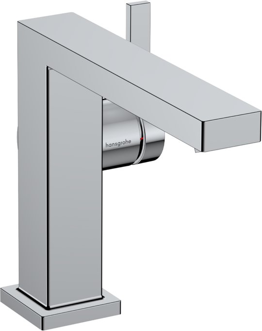 Смеситель для раковины с донным клапаном push-open Hansgrohe Tecturis E 110 Fine CoolStart, хром (73020000) Для раковины Хром