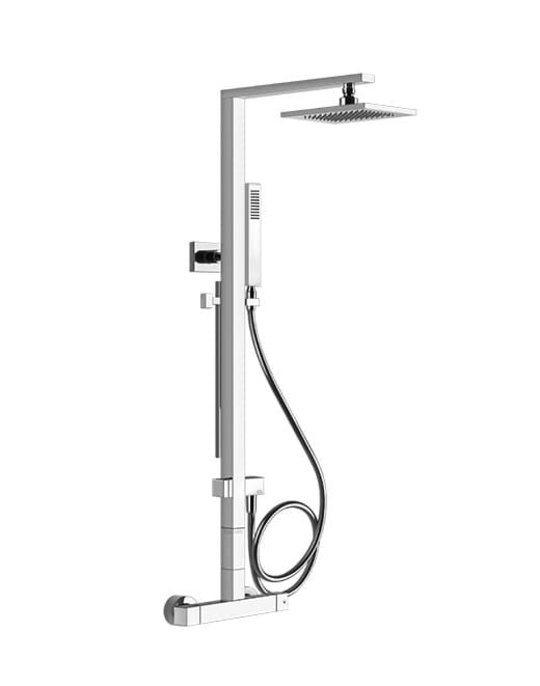 Душова система Gessi Rettangolo (23451-031) Душові стійки Хром