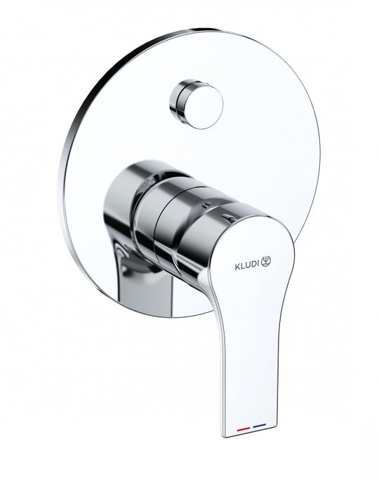 Смеситель скрытого монтажа Kludi Zenta SL, хром (487590565) Для ванны, Для душа Хром