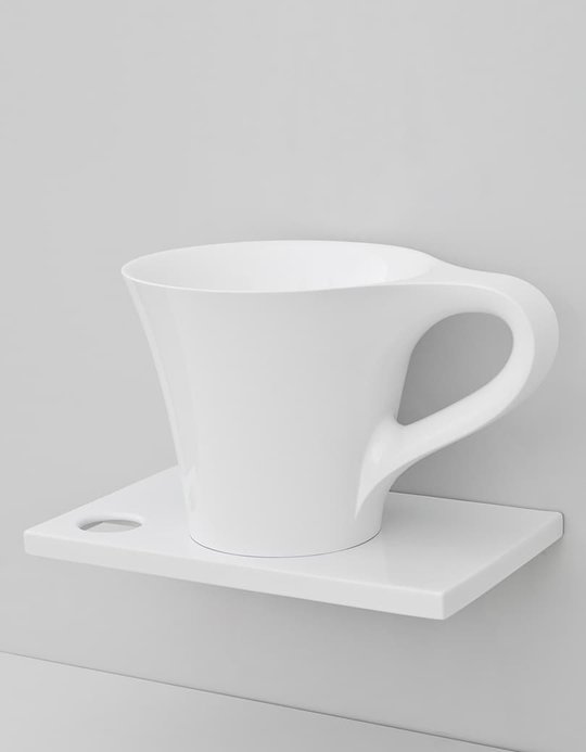 Кам'яна раковина 70 см Artceram Cup, white (OSL005 01; 00) Підвісні 