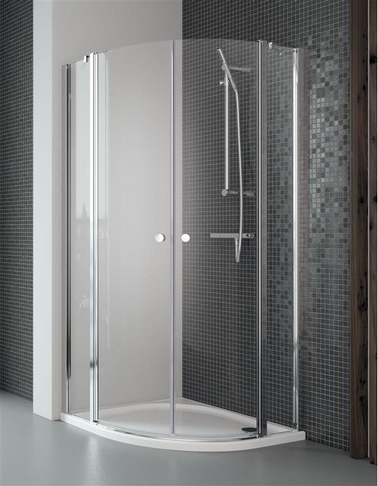 Душова кабіна Radaway Eos II PDD 80x90 (3799470-01L+3799471-01R) Радіусні асиметричні Прозоре