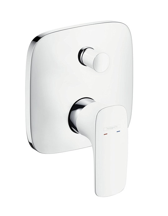 Змішувач Hansgrohe PuraVida (15447400) Для ванни, Для душа Білий