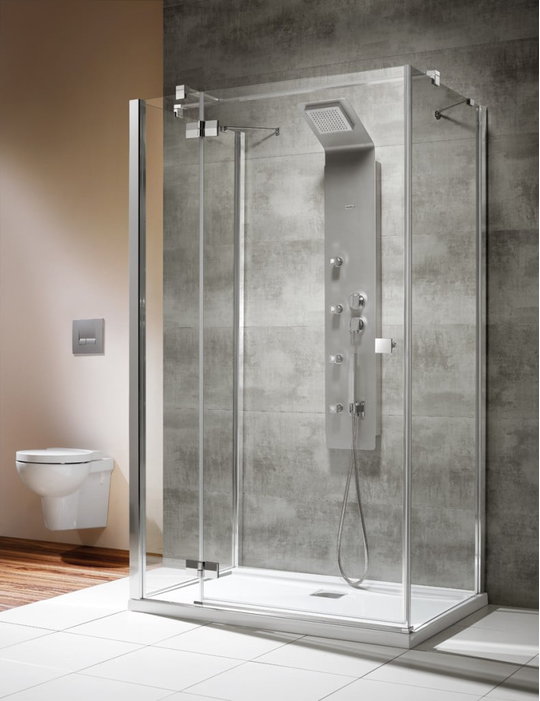 Душевая кабина Radaway Almatea KDJ+S 80x80L (31532-01-01L1+31532-01-01L2) Квадратные Прозрачное