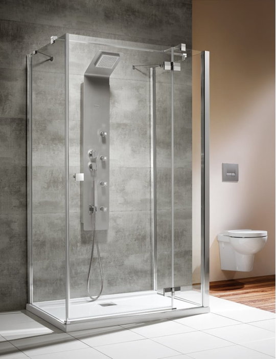Душевая кабина Radaway Almatea KDJ+S 90x100R (31554-01-01R1+31554-01-01R2) Квадратные Прозрачное