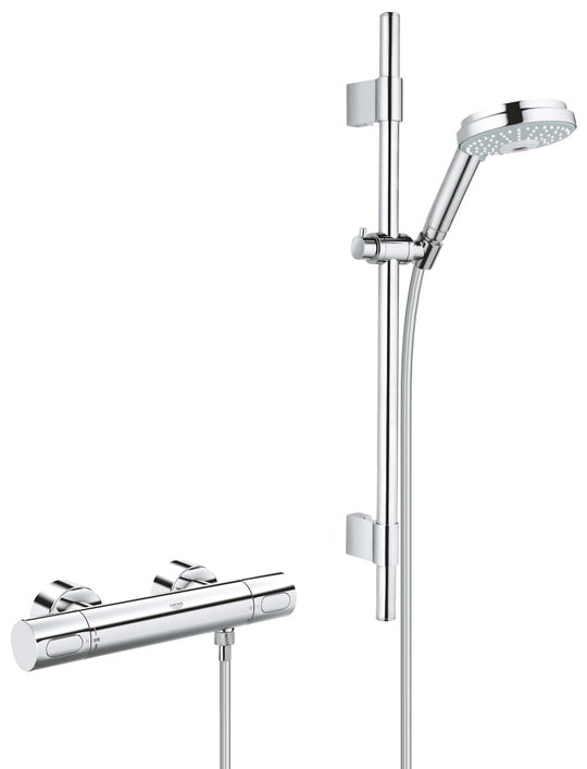 Душевой комплект Grohe Grohtherm 3000 Cosmopolitan (34275000) Душевые комплекты (системы) Хром