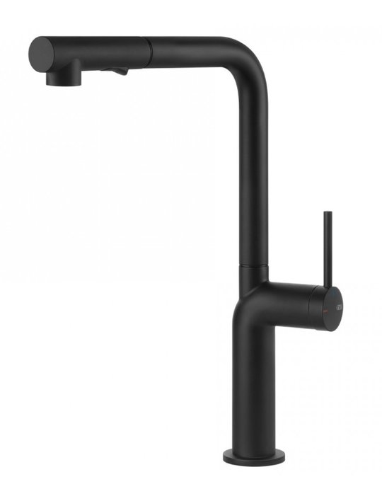 Смеситель для кухни Gessi Kitchen STELO, матовый черный (60311-299) Для кухни Черный, Черный матовый