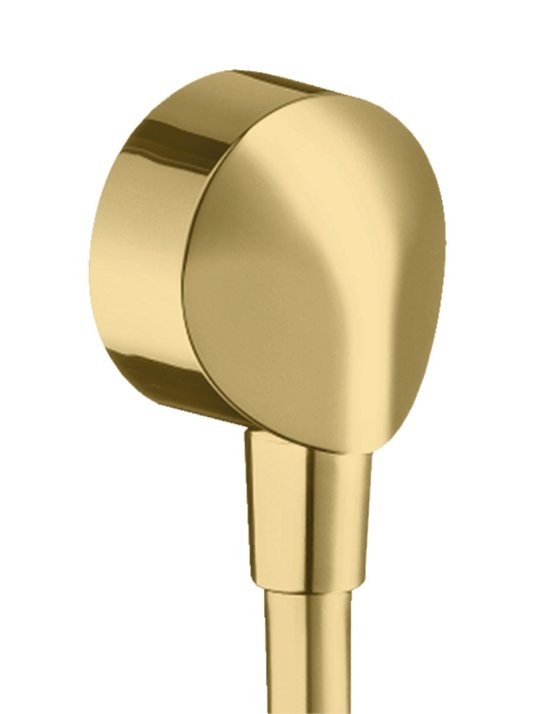 Шлангове під'єднання Hansgrohe Fixfit E Polished Gold Optic (27454990) Hansgrohe Коллекция Fixfit E 