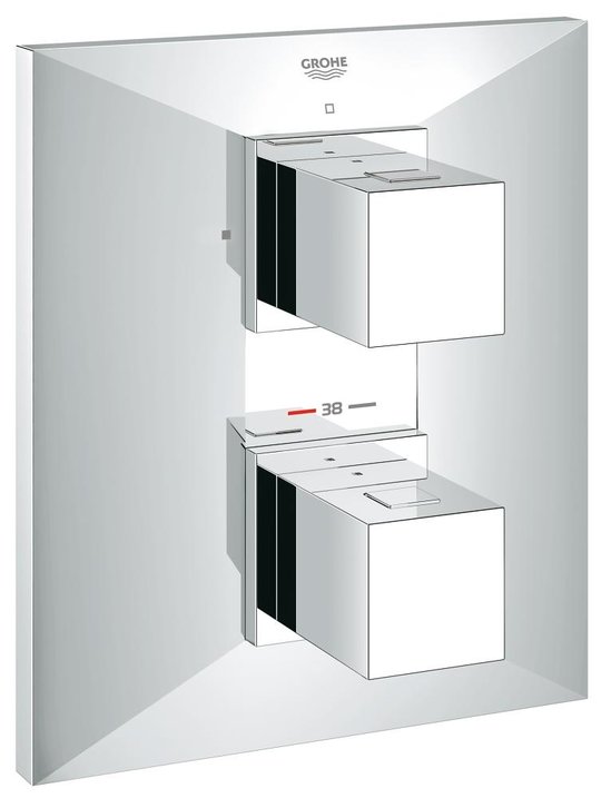 Термостатичний змішувач Grohe Allure Brilliant (19791000) Для ванни, Для душа Хром