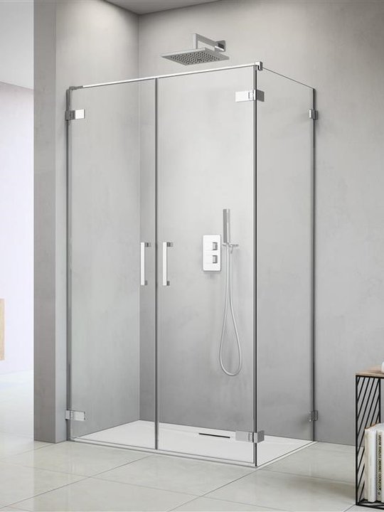 Душевая кабина Radaway Arta DWD+S 95Lx75 (386183-03-01L+386050-03-01R+386108-03-01) Прямокутні Прозоре
