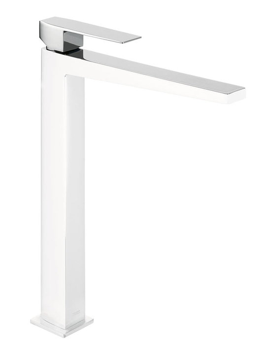 Смеситель для раковины Tres Slim Exclusive COLORS (20210305BLD) Для раковины Хром-белый